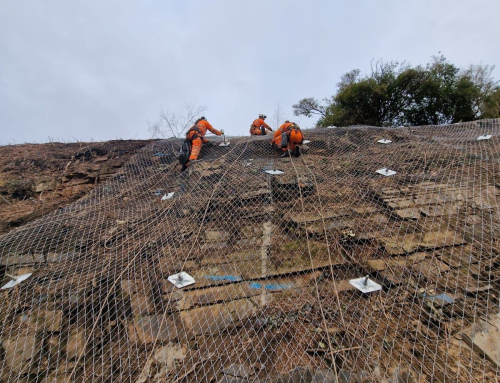 GBR Solutions undertaking rock nailing and netting