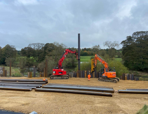  Browney Curve piling